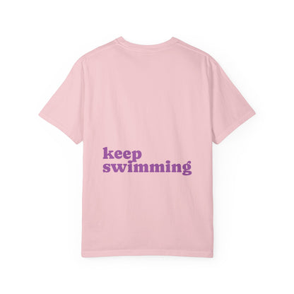 Keep Swimming Fish T-Shirt — Custom Artistic Ocean Tee