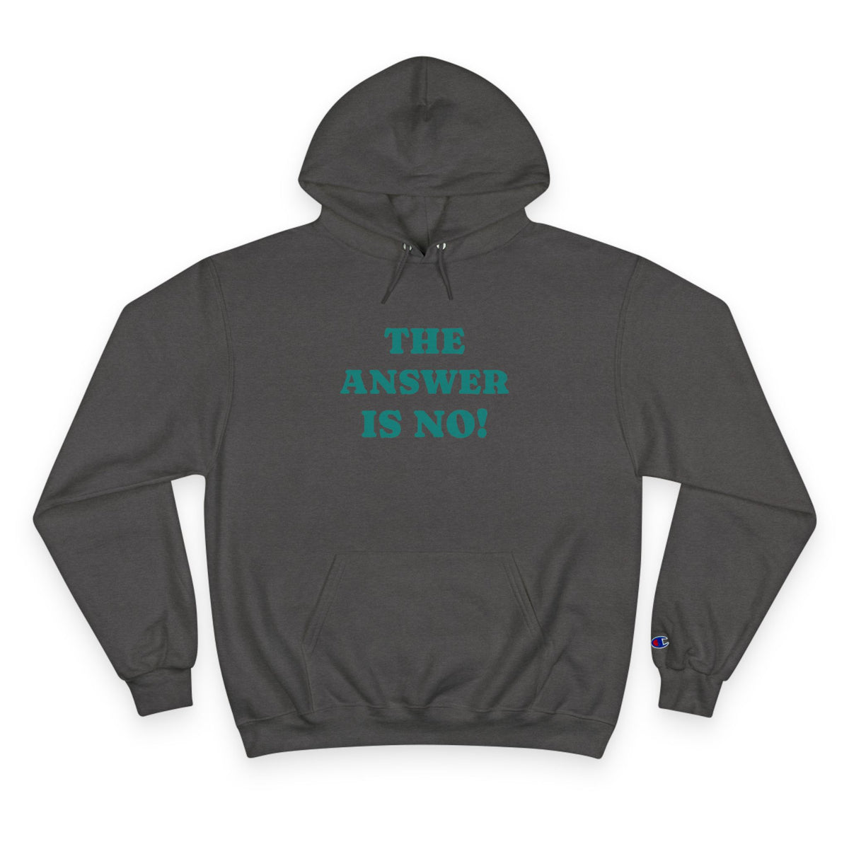 The Answer Is No! Hoodie — Graphic Scream Pullover