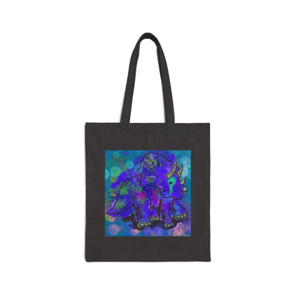 Canvas Tote — 'Keeping My Promises to Myself' | Triceratops Art