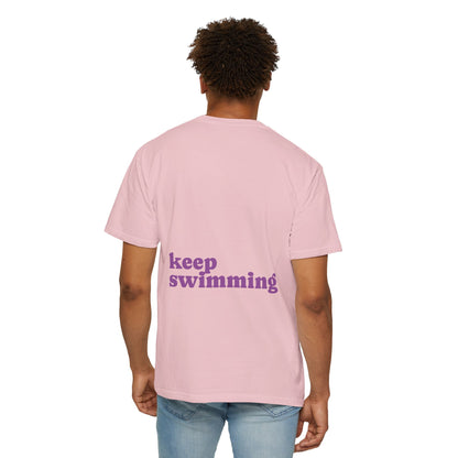 Keep Swimming Fish T-Shirt — Custom Artistic Ocean Tee