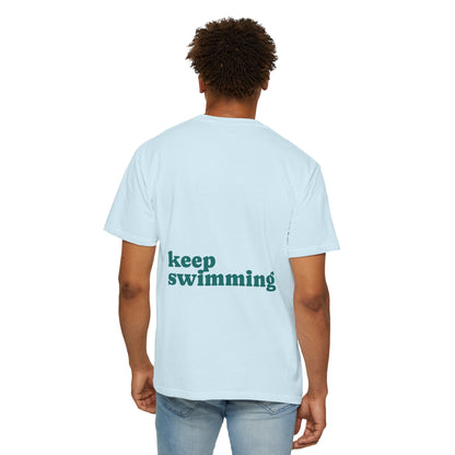 Keep Swimming Fish T-Shirt — Custom Artistic Ocean Tee
