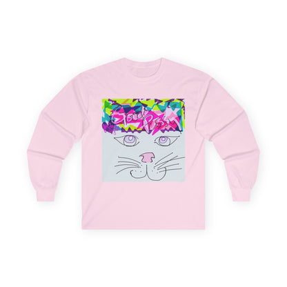 i'm better than good - Long Sleeve Tee —  Custom Colorful Cat Art