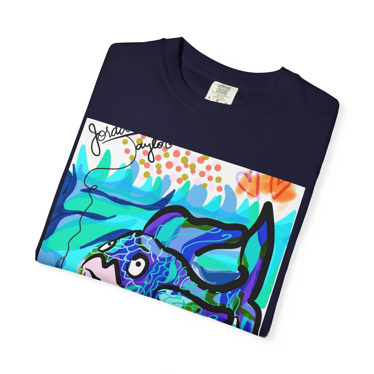 Keep Swimming Fish T-Shirt — Custom Artistic Ocean Tee