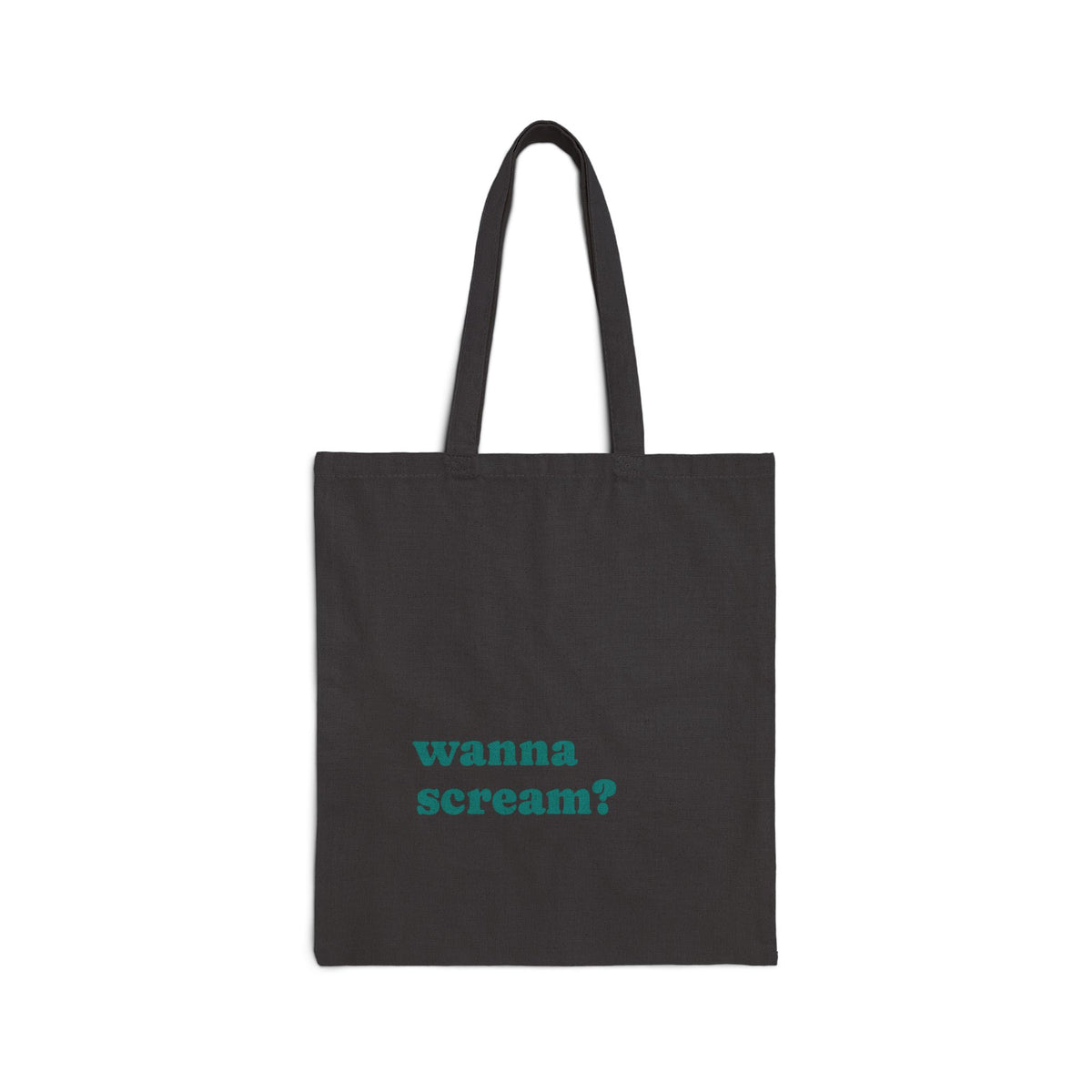 Art Scream Tote — "Wanna Scream?" Canvas Bag