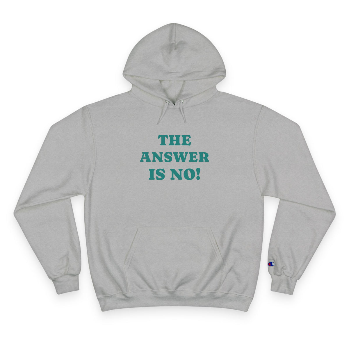 The Answer Is No! Hoodie — Graphic Scream Pullover