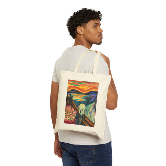 Art Scream Tote — "Wanna Scream?" Canvas Bag