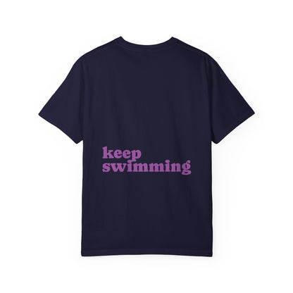 Keep Swimming Fish T-Shirt — Custom Artistic Ocean Tee