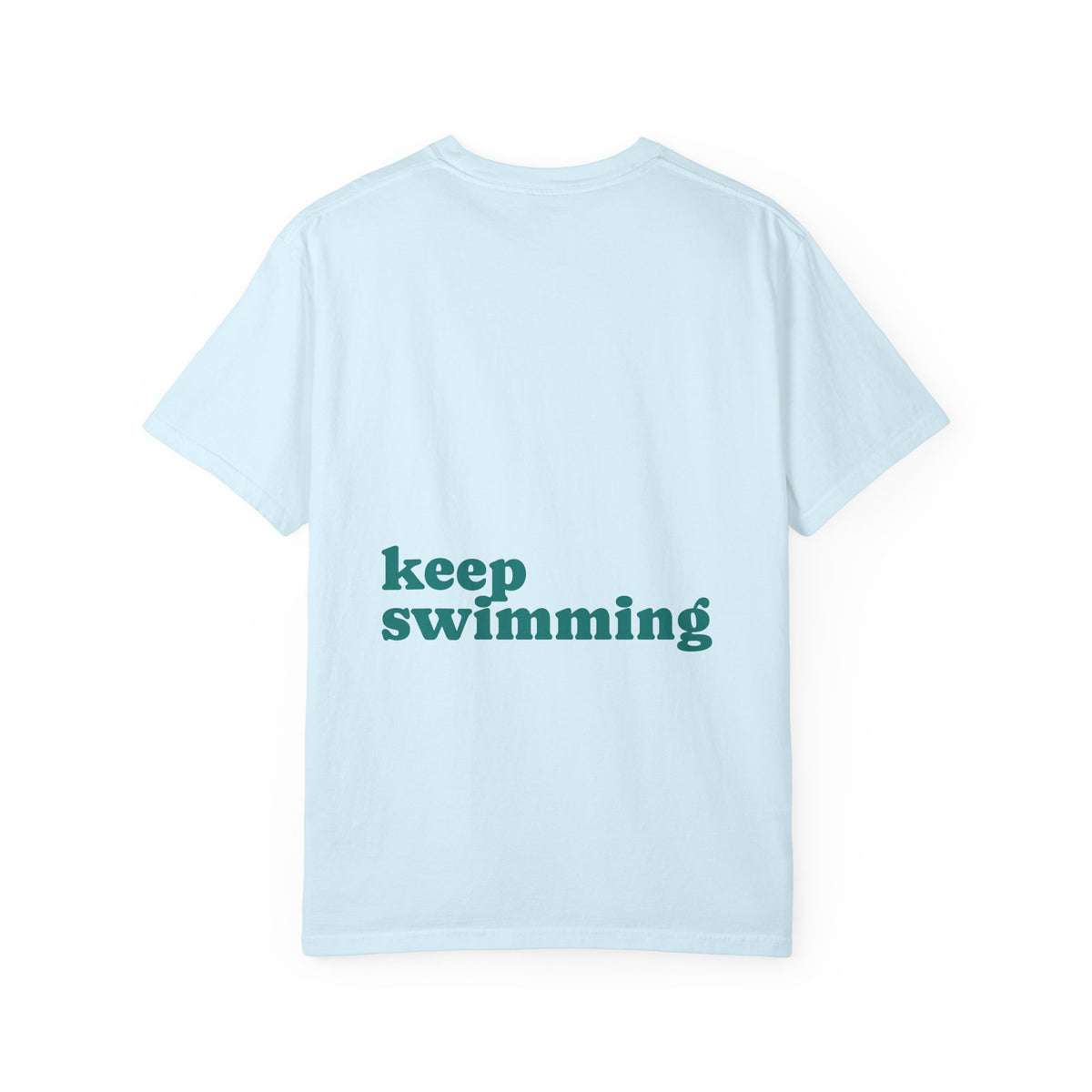 Keep Swimming Fish T-Shirt — Custom Artistic Ocean Tee