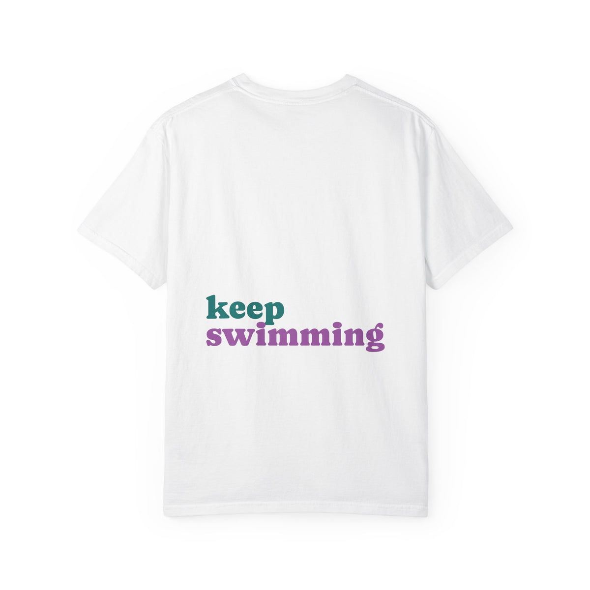 Keep Swimming Fish T-Shirt — Custom Artistic Ocean Tee